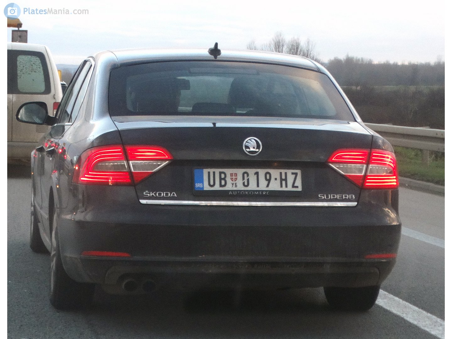 UB 019-HZ, Skoda Superb 2nd gen Sedan/Liftback (B6/3T4), facelift, 2013–2015