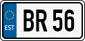 License plate of Estonia, Motorcycles