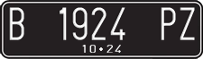 License plate of Indonesia, Regular plates
