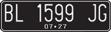 License plate of Indonesia, Regular plates