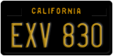 California, Passenger Car (ABC 123)