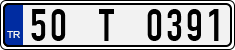 License plate of Turkey, Regular plates