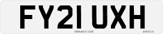 License plate of the United Kingdom, 2001 year system