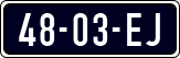 License plate of the Netherlands, Cars