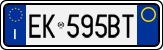 License plate of Italy, Cars (1994 year series)