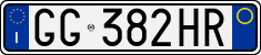 License plate of Italy, Cars (1994 year series)