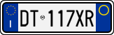 License plate of Italy, Cars (1994 year series)