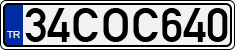 License plate of Turkey, Regular plates