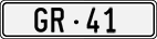 License plate of Switzerland, Cars