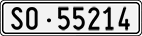 License plate of Switzerland, Cars