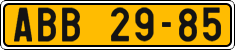 License plate of the Czech Republic, Commercial vehicles (1960)