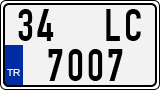 License plate of Turkey, Regular plates