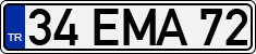 License plate of Turkey, Regular plates