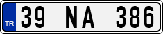 License plate of Turkey, Regular plates