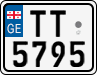 License plate of Georgia, Motorcycles (2014)