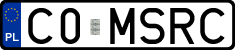 License plates of Poland, Vanity Plates