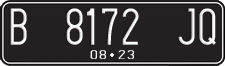 License plate of Indonesia, Regular plates