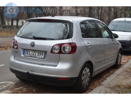 DEL ZI 599, Volkswagen Golf Plus