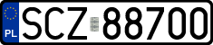 License plates of Poland, Regular car plates