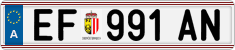 License plate of Austria, Regular plates