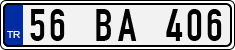 License plate of Turkey, Regular plates
