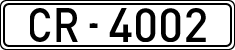 License plates of Spain, 1900 year series