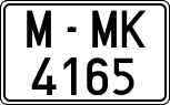 License plates of Spain, 1971 year series