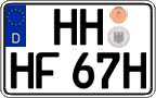 German license plate, Plates for oldtimers (type 