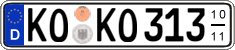 German license plate, Seasonal plates