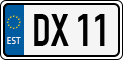 License plate of Estonia, Motorcycles
