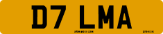 License plate of the United Kingdom, 1983 year system