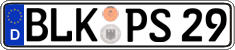 German license plate, Regular plates