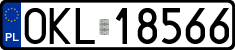 License plates of Poland, Regular car plates