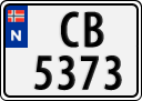 License plate of Norway, Trailers, motorcycles, special vehicles