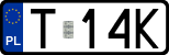 License plates of Poland, Regular car plates