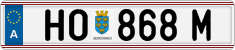 License plate of Austria, Regular plates
