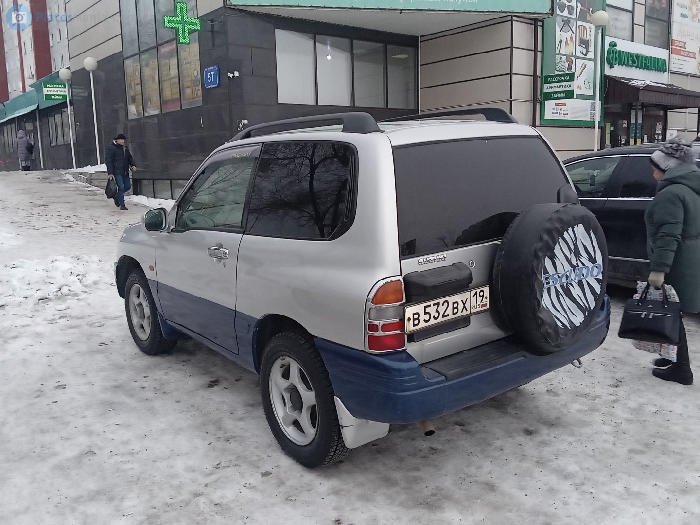 в 532 вх 19, Suzuki Escudo 2nd gen 3-door SUV (FT/GT), 1998–2005