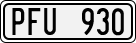 License plate of Sweden, Regular plates