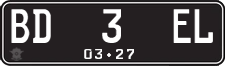 License plate of Indonesia, Regular plates
