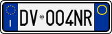 License plate of Italy, Cars (1994 year series)