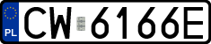 License plates of Poland, Regular car plates