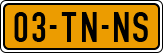 License plate of the Netherlands, Cars