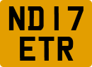 License plate of the United Kingdom, 2001 year system
