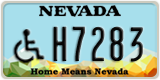 Nevada, Vehicles for disabled persons (A1234)