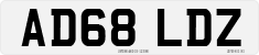 License plate of the United Kingdom, 2001 year system