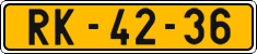 License plate of the Czech Republic, Commercial vehicles (1960)