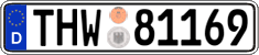 German license plate, Authorities and federal agencies