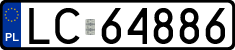 License plates of Poland, Regular car plates
