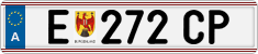 License plate of Austria, Regular plates