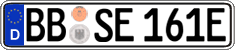 German license plate, Electric vehicles